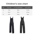thumbnail image 3 of Mono de esquí para adultos Pantalones de snowboard Pantalones de abrigo de esquí unisex (L para niños) Negro Monos de abrigo de esquí, 3 of 5