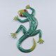 thumbnail image 5 of Estatua de Gecko de Metal, decoración de pared, arte de lagarto, estatuilla de Animal de hierro, 1 ud., 5 of 5
