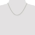 thumbnail image 2 of Diamond2Deal Collier Chaîne Rolo en Argent Sterling 925 2,5 mm pour Femmes 18 Pouces, 2 of 5