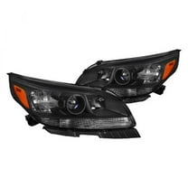 Spec-D Tuning Black OE Style Projector Headlights for 2013-2015 Chevy Malibu