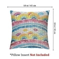 thumbnail image 4 of BANET Pillow Covers Set of 2, and Throw Pillow Covers for Kids Children Style Cloud Cushion Cases Softative Accent Pillow Cases for Bedroom Living Room 22x22in, 4 of 7
