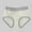 1-White, variant on Cotton Underwear for Women Lace Trim High Waisted Full Coverage Panties Soft Stretch Breathable Comfy Seamless Brief