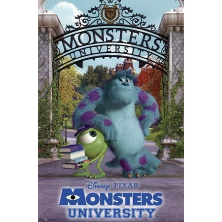 Monsters University - Campus Poster Print