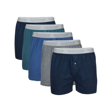 George Mens Knit Boxers, 5-Pack