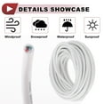 thumbnail image 6 of Unique Bargains Electrical Ground Wire Automotive Power Wire 33FT White TC 1 Pcs 22AWG 4 Conductor Fully Insulated& Soft Touch Jacket Universal, 6 of 7