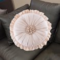 thumbnail image 5 of LCXmlly Throw Pillow Seat Pillow Ruffle Super Soft Comfortable Touch Full Filling Elastic Decorative Round Office Nap Back Support Plush Pillow Home, 5 of 5