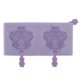 thumbnail image 5 of Molde de silicona para hacer paletas heladas, molde para hornear con palito de paleta (dos flores de cerezo), 5 of 8