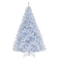 thumbnail image 7 of 6/7 Feet Artificial Christmas Tree Hinged Pre-Lit Xmas Tree with 11 Lighting Modes, 7.5 ft, Artificial Christmas Tree for homes, porches, parties, holiday displays, offices, patios, 7 of 7