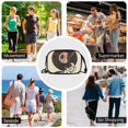 thumbnail image 7 of FORMRS Mini Crossbody Bag for Women Adjustable Shoulder Rope Travel Casual Phone Purse, Space Record, 7 of 7