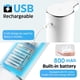 thumbnail image 5 of Dispensador automático de jabón de manos, dispensador de jabón espumoso recargable sin contacto de 300 ml, volumen de espuma ajustable de 3 niveles, dispensador de jabón de manos impermeable, 5 of 5