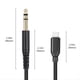 thumbnail image 4 of Cable de Audio Estéreo Auxiliar Macho USB Tipo C A TRS Macho de 1/4 Pulgada y 6,35 mm para Amplificador, Mezclador, Cine en Casa, Altavoz, 4 of 5