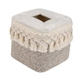 thumbnail image 4 of Funda para caja de pañuelos estilo boho, soporte para pañuelos decorativo y elegante tejido a mano. Estilo D, 4 of 8
