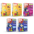 thumbnail image 2 of Bob Snail Fruit Leather Stripe Healthy Fruit Snacks Variety Pack-Pack of 5 : (Mango X2, Apple-Blueberry X2, Apple-Black Currant X2), 2 of 6