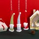 thumbnail image 2 of Colgante enano navideño un conjunto de 3 artesanías de decoración de muñecas colgantes y encantadoras, 2 of 5