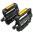 thumbnail image 1 of unbranded 1Par Pedal Negro De Plástico Para Con Doble Antideslizante Ideal Para Bicicletas De Y, 1 of 8
