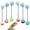 4pcs/set Random, variant on Visland Bearded Dragon Toys, Reptile Toy , Reptile Toy Bell Balls with Suction Cups and Ropes for Lizard Small Animals