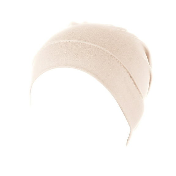 Bunenne Turbans for Women Chemo Headwear for Women Hair Wrap for Sleep Womens Summer Muslim Headscarf Cap European and American Fashion Frosted Silk Ponytail Cap Headscarf Head Scarf Beige One Size