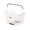 White, variant on Racktime Baskit Basket Small Black Steel/Vinyl 16.3x11.8x8.5`
