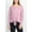 PINK, variant on Tint + Shadow Boat Neck Long Sleeve Tie Front Hem Solid Knit Top-BLUE / L