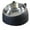 Noir, variante sur LSLJS Cat Bol, Bols de Nourriture Cat Surélevés, Bol Cat Incliné Surélevé, Bol de Protection en Acier Inoxydable pour Colonne Cervicale Cat Bol de Nourriture 400 ml