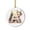 A, variant on Christmas Letter Reindeer 2D Acrylic Pendant, Alphabet Ornament Hanging Charm, Xmas Decoration for Christmas Tree Home Display