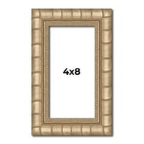 4x8 In Frame Silver Real Wood Picture Frame Width 1.5 inches | Interior Frame Depth 0.5 inches |