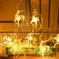 thumbnail image 4 of LED Sika Deer Light String  Tree Merry Christmas Decor For Home Happy New Year Christmas Elk-shaped Oranments Light Strip, 4 of 5