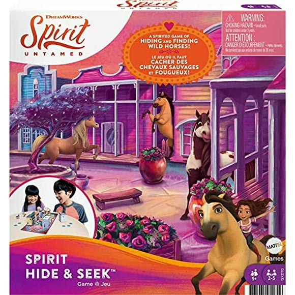 Juego de mesa MATTEL Spirit Untamed Hide y Seek