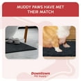 thumbnail image 4 of My Doggy Place Dog Mat for Muddy Paws, Washable Dog Dog Mat, Charcoal, 4 of 8