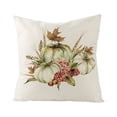 thumbnail image 2 of Thanksgiving Sunflower Pillow Cover Linen Sofa Cushion Case Home Decor - Multi Scene Use Comfortable Material(A), 2 of 2
