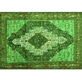 thumbnail image 1 of Ahgly Company Indoor Rectangle Medallion Green Traditional Area Rugs, 2' x 4', 1 of 1