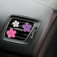 thumbnail image 3 of MRLESS 6-Pack Daisy Flower Car Clips Metal Alloy Car Fresheners Cute Car Decorations Air Conditioning Outlet Clip Car Interior Accessories, 3 of 8