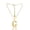 C-Yellow, variant on 18K Gold Plated Over Solid 925 Sterling Silver Initial Scratched Texture Pendant Necklace For Men Women, Unique Handcrafted Pendant, Custom Chain Necklace (J), 16"+2" Extension