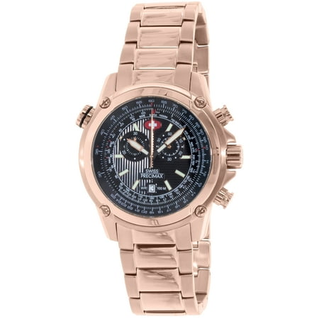 Swiss Precimax Men's Squadron Pro SP13079 Gold Stainless-Steel Swiss Chronograph Dress Watch