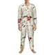 thumbnail image 3 of Fotbe Little Birds Pijama de Hombre con Estampado de Manga Larga, Conjunto de 2 Piezas, Ropa de Dormir Suave y Cómoda con Bolsillos-Small, 3 of 7