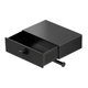 thumbnail image 1 of Porta Rollos Papel De Baño Con Cajón Para Toallitas Adhesivo Color Negro, 1 of 6