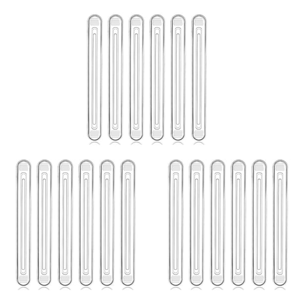 Protector Pared Goma para Silla Desde el Respaldo la Silla, Paquete 18 Protectores Transparentes para Muebles, Puerta Gabinete Silicona para Puertas Ducha, Cajón