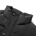 thumbnail image 7 of Blczomt Black Mens Jacket Under $15 Full Zip Outerwear Vests Jacket Casual Lightweight Plain Mens Winter Coat XXXXXXL, 7 of 7