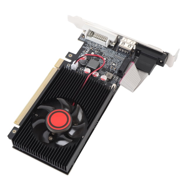 Tarjeta de Video Por Computadora, Tarjeta Gráfica PCI Express 2.0 16x 2GB DDR3 Para Trabajos de Negocios