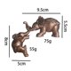 thumbnail image 3 of Marco de puerta de resina adornos decorativos de figuritas de elefante para sala de estar dormitorio Likrtyny Libre de BPA, 3 of 7