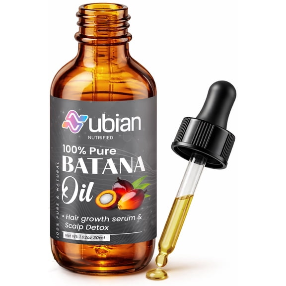 Nubian Nutrified Batana Oil for Hair Growth - Premium Batana Hair Oil - Powerful Hair Growth Oil, 1 Pack