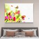 thumbnail image 4 of Póster de lienzo con mariposas y tulipanes de primavera, decoración para dormitorio, paisaje deportivo, decoración para oficina, regalo, estilo marco, 16 x 24 pulgadas (40 x 60 cm), 4 of 8