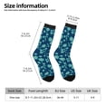 thumbnail image 2 of Picia Daisies Flowers Print Athletic Socks for Men & Women – Cushioned Moisture-Wicking Crew Socks for Sports, Running, and Training, Soft & Breathable Size 5-11, 2 of 6