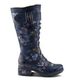 thumbnail image 5 of L'Artiste Kisha Boss Calf High Leather Boots – Hand-Painted Comfort, 5 of 8