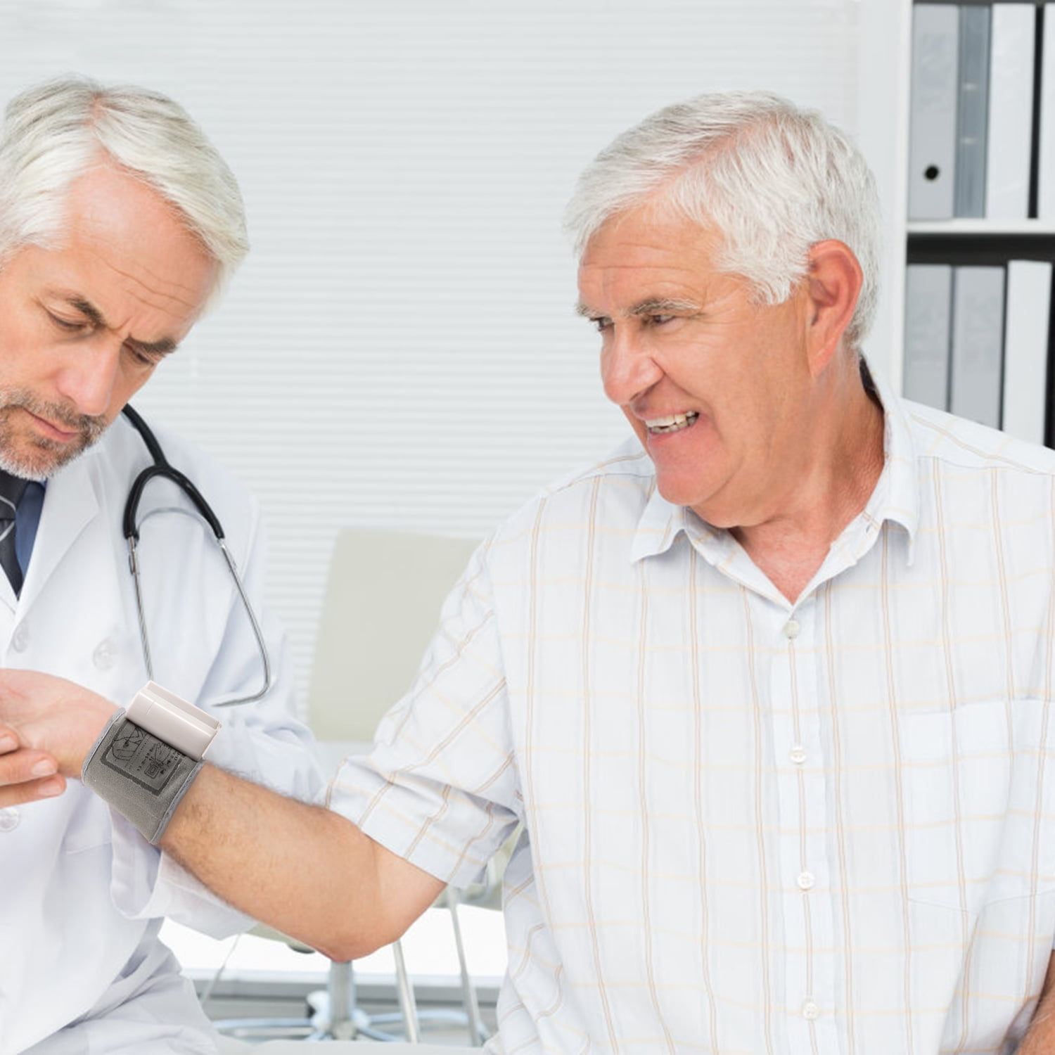 Digital Wrist Blood Pressure Monitor (Measures Pulse, Diastolic and Systolic, Best Reading, High Normal and Low)