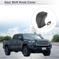thumbnail image 2 of Unique Bargains Gear Shift Knob Cover for Toyota Tacoma 2016-2022 Anti-Slip Stick Shifting Handle Protector Faux Leather 1 Pc Black Carbon Fiber Black, 2 of 6