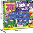 thumbnail image 3 of MesaSe Boîte de Collection de Roches pour Enfants - 36 Pcs Kit de Pierres Précieuses et Minéraux Réels avec Feuille d'Identification, Jouet Éducatif pour Garçons et Filles, 3 of 8