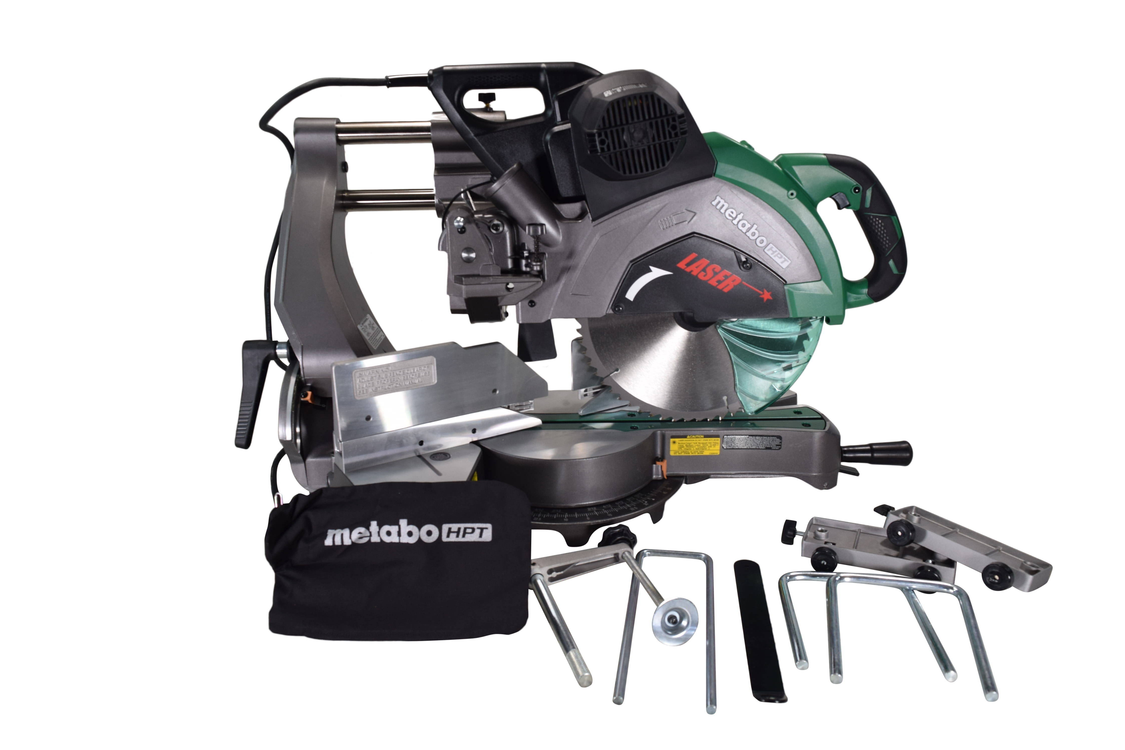 Metabo HPT C12RSH2SM 15 Amp Dual Bevel 12 in. Corded Sliding Compound Miter Saw