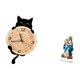 thumbnail image 5 of Reloj de pared,Reloj de pared decorativo para baño o dormitorio,Reloj de pared para gatos silencioso,sin tictac,ideal para regalar.,Letrero de mesa,Decoración de escritorio acrílica,rincón, 5 of 8