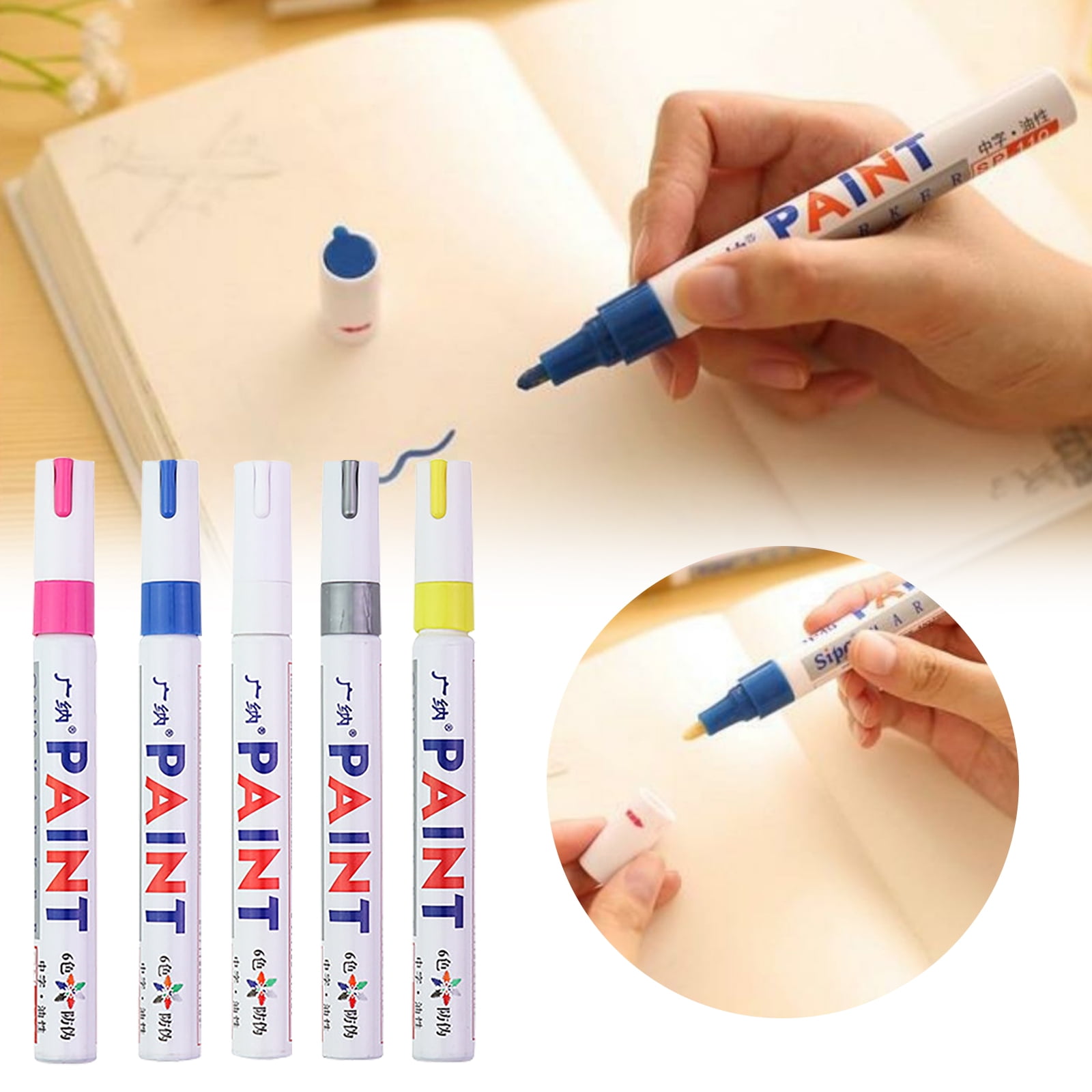 Tile Marker Repair Wall Grout Pen White Grout Marker Odorless Non-toxic -  Snngv